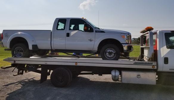 Flatbed Tow Truck